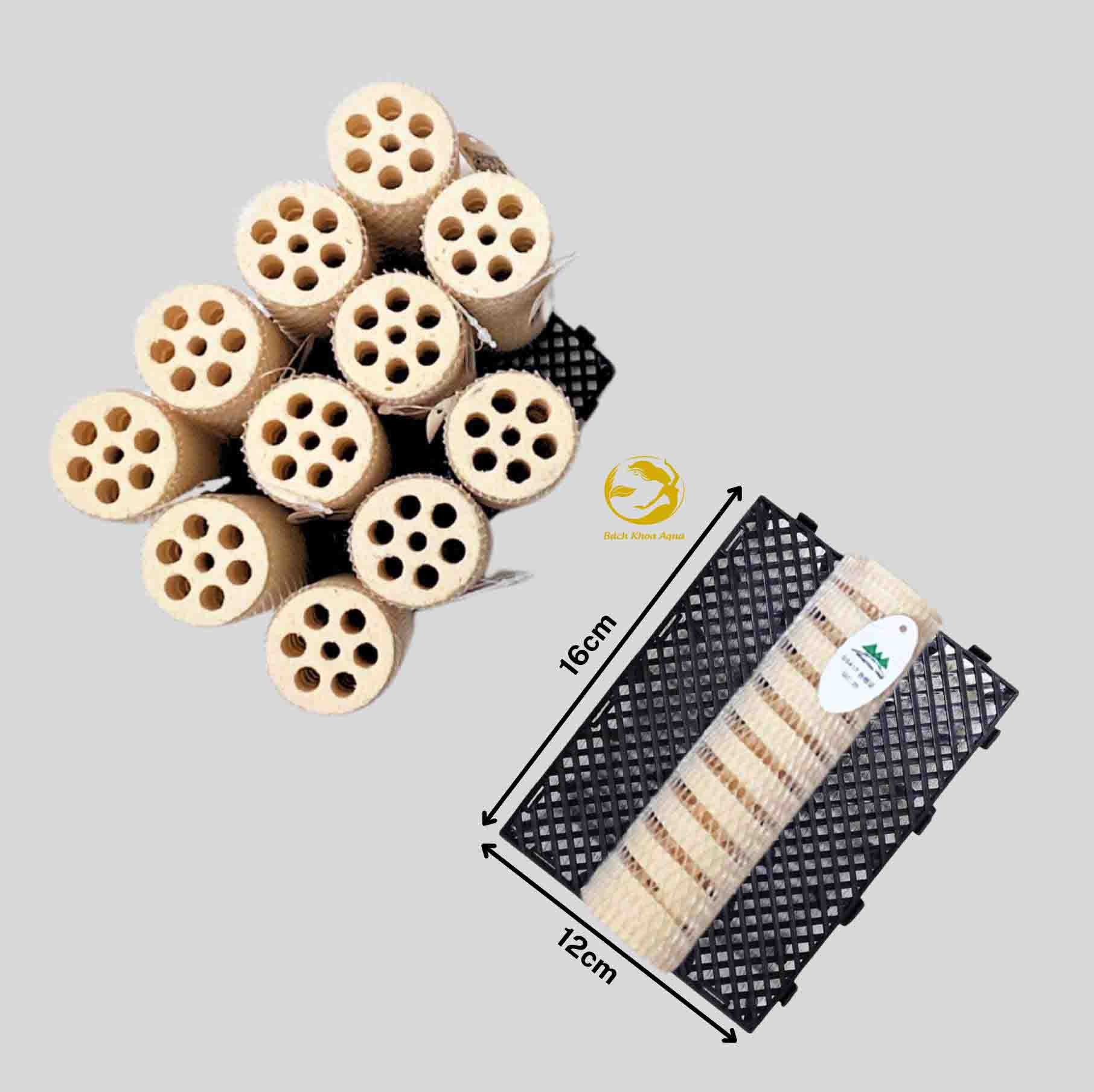 Tấm lọc nhựa kê đáy bể cá 16x12cm